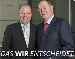 Christian Lange und Peer Steinbrück